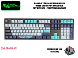 Varmilo VEA108 Aurora Series - Wired Mechanical Keyboard (White LED Backlit) Cherry & Gateron Switches