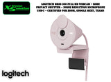 Logitech Brio 300 Full HD Webcam - Privacy Shutter - Black/Off-White/Rose