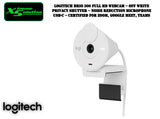 Logitech Brio 300 Full HD Webcam - Privacy Shutter - Black/Off-White/Rose