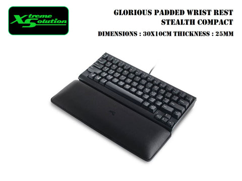 Glorious Padded Wrist Rest Stealth - Compact/TKL/FULL