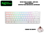 Ducky One 3 Mini - RGB HotSwappable Mechanical Keyboard - Classic White Edition (Cherry Mx Switches)