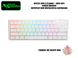 Ducky One 3 Mini - RGB HotSwappable Mechanical Keyboard - Classic White Edition (Cherry Mx Switches)