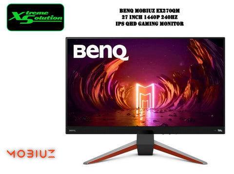 BenQ Mobiuz EX270QM 27Inch QHD 240Hz 1ms GtG IPS Gaming Monitor