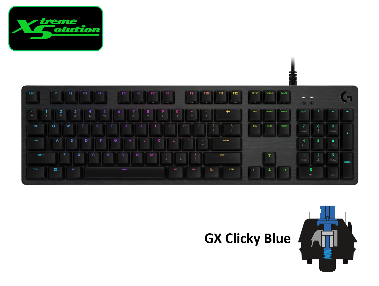 Top Logitech G512 RGB Mechanical Keyboard