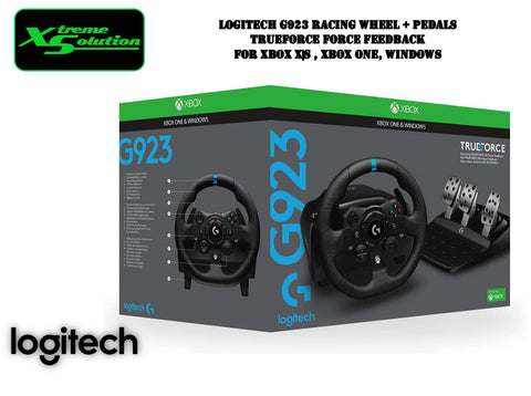 Logitech G923 Racing Wheel + Pedals Trueforce Force Feedback For Xbox X|s, Xbox One & Windows