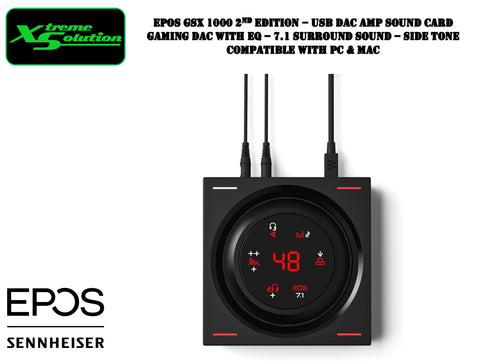 EPOS GSX 1000 2nd Edition - USB DAC AMP Sound Card
