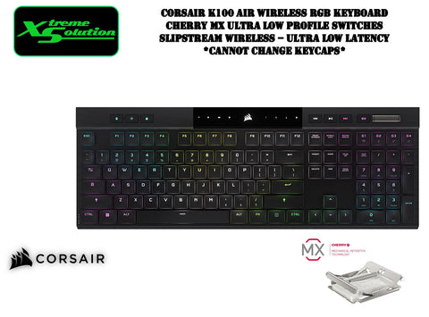 Corsair K100 Air Wireless RGB Keyboard Cherry Mx Ultra Low Profile Switch