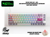 Ducky One 3 SF Mist Grey Edition - RGB Hotswappable Mechanical Keyboard