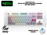 Ducky One 3 Tenkeyless Mist Grey Edition - RGB Hotswappable Mechanical Keyboard