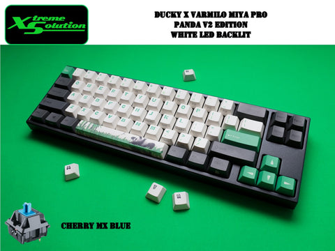 Varmilo x Ducky Miya Pro Panda R2 Mechanical Keyboard (White LED Backlit)