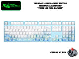 Varmilo VA108 Jasmine Edition Mechanical Keyboard - White LED Backlit