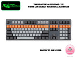 Varmilo VBM108 Lure Bot: Lie Mechanical Keyboard - White LED Backlit