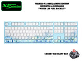 Varmilo VA108 Jasmine Edition Mechanical Keyboard - White LED Backlit