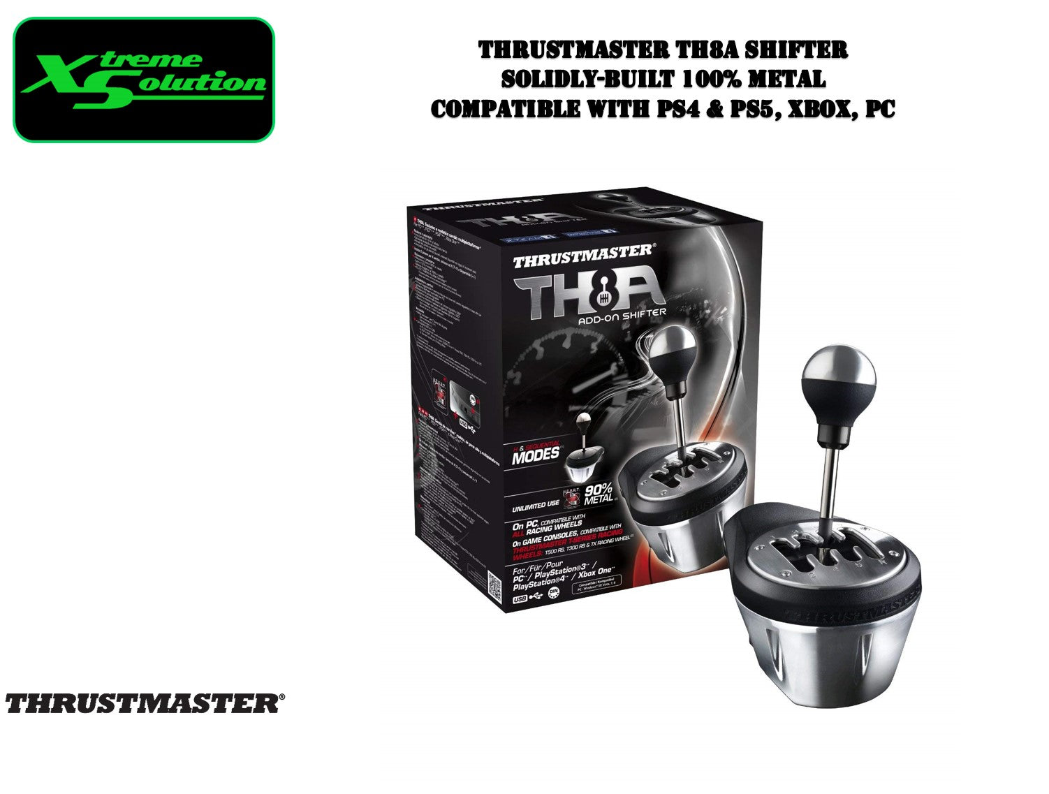 Thrustmaster TH8A Shifter Solidy Built 100% Metal Compatible