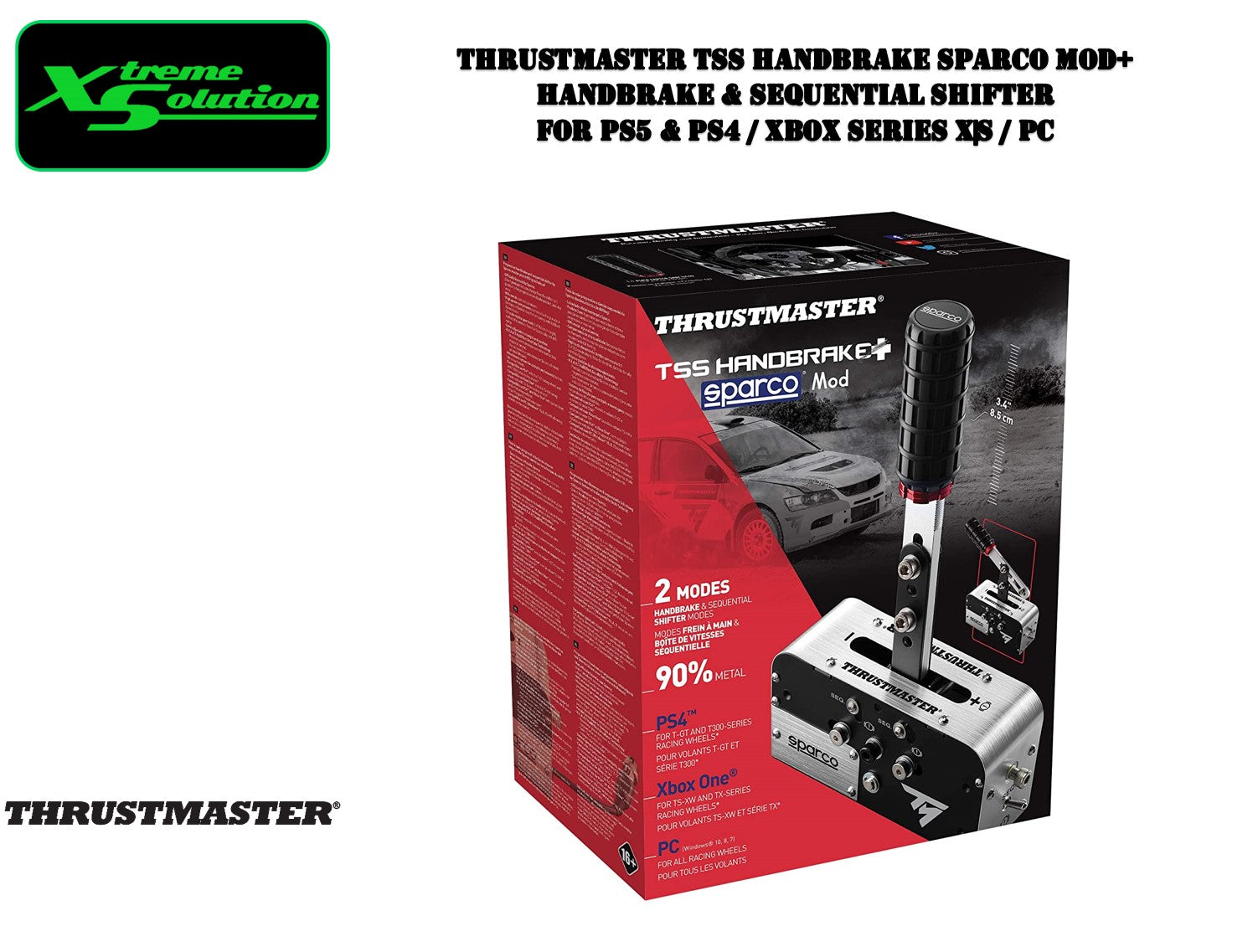 Thrustmaster TSS Handbrake Sparco Mod+ For PS5 & PS4 / X Boxes