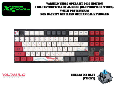Varmilo VED87 BT Beijing Opera - Wireless Mechanical Keyboard