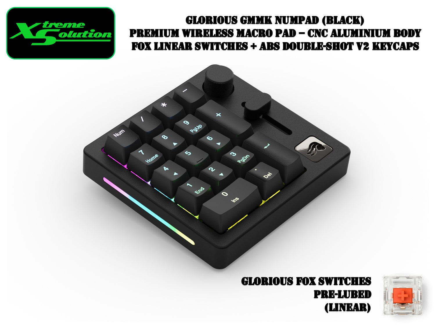 Glorious GMMK Numpad Prebuilt - Wireless Macro Pad – XtremeSolution