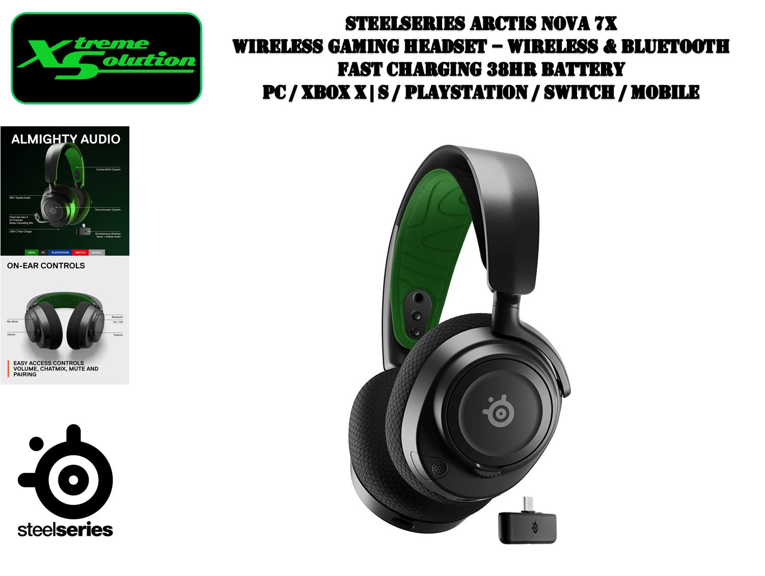 Wireless Xbox Steelseries Xbox Arctis 7x Headset Arctis 7x