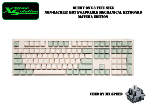 Ducky One 3 Matcha Edition - Full Size Hotswapable Mechanical Keyboard