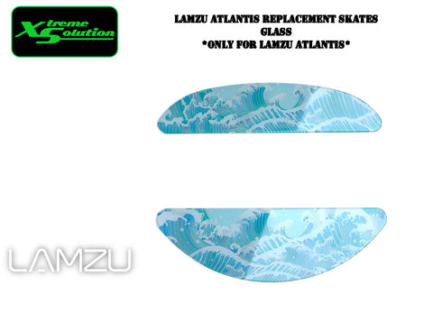 Lamzu Atlantis Replacement Glass Skates - Medium/Mini