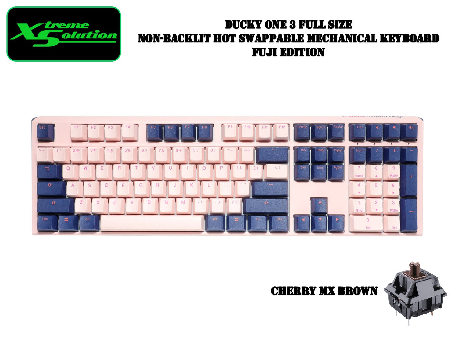 Ducky One 3 Fuji Edition - Full Size Hotswapable Mechanical