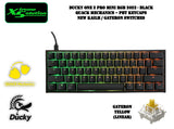 Ducky One 2 Pro Mini - Wired RGB Mechanical Keyboard | Black | PBT Keycaps | 2022 Model