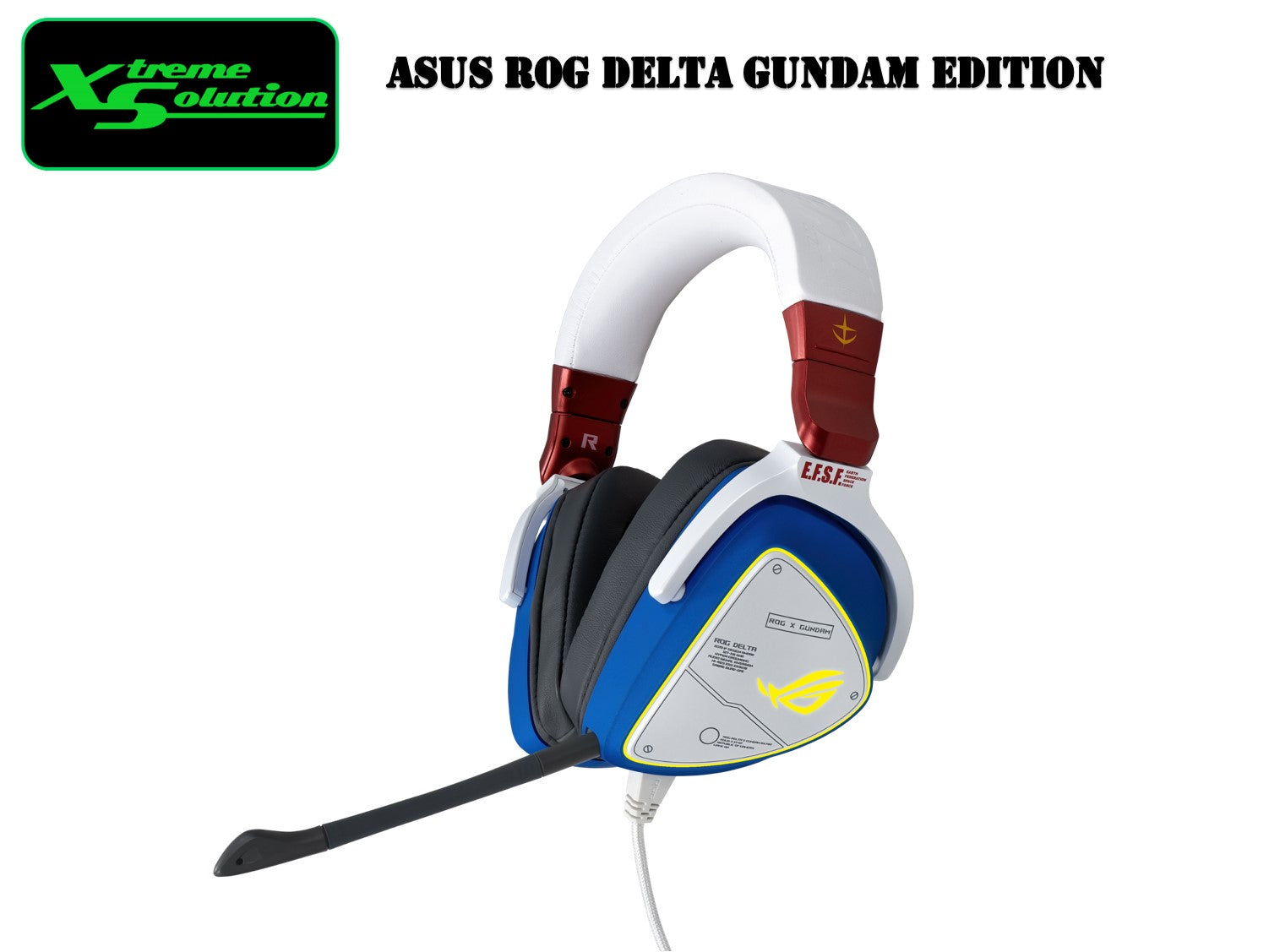 ASUS ROG x Gundam Delta - RGB Wired Gaming Headphones