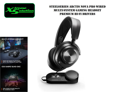 Steelseries Arctis Nova Pro - Wired Multi-System Gaming Headset