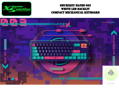 Shurikey Gear Hanzo (003) - Bluetooth & Wired Mechanical Keyboard