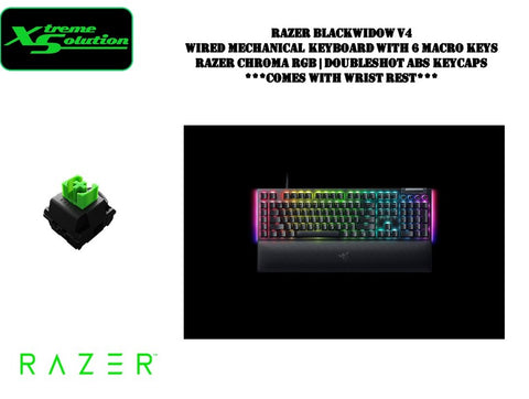 Razer Blackwidow V4 Wired Mechanical Keyboard