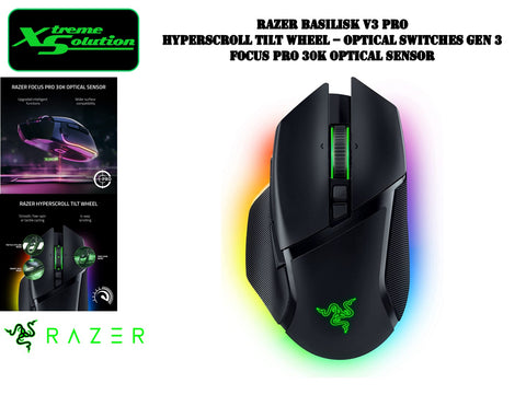 Razer Basilisk V3 Pro - Wireless Customizable Optical Switch Gaming Mice