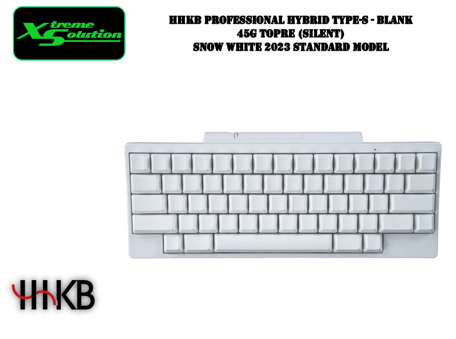 HHKB Professional HYBRID Type-S 白 HHKB Professional Hybrid Type-S (Snow / Blank Key Caps) - 60