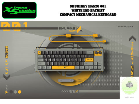 Shurikey Gear Hanzo (001) - Bluetooth & Wired Mechanical Keyboard