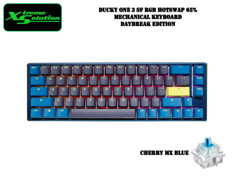 Ducky One 3 SF Daybreak - 65% Hotswapable RGB Mechanical Keyboard