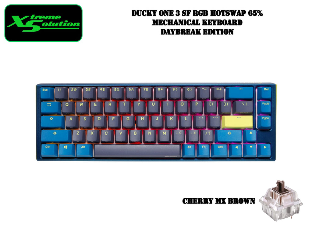 Ducky One 3 SF Daybreak - 65% Hotswapable RGB Mechanical