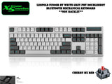 Leopold FC900RBT White Dark Grey - Bluetooth High-End Mechanical Keyboard