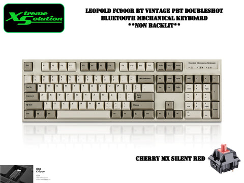 Leopold FC900RBT Vintage - Bluetooth High-End Mechanical Keyboard