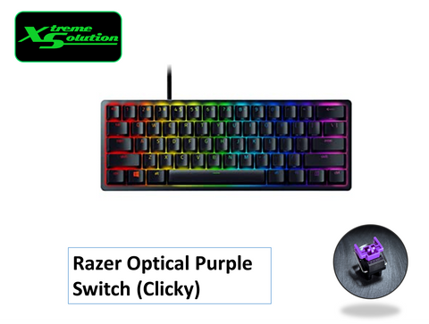 Razer Huntsman Mini (Black) - Optical Purple Switch