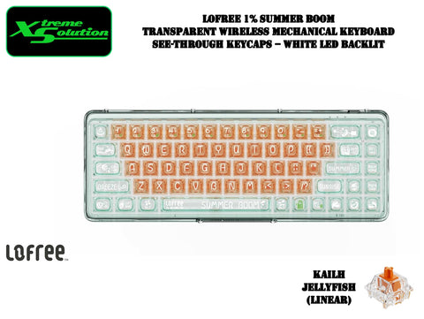 Lofree 1% Summer Boom - Wireless Mechanical Keyboard | White LED Backlit