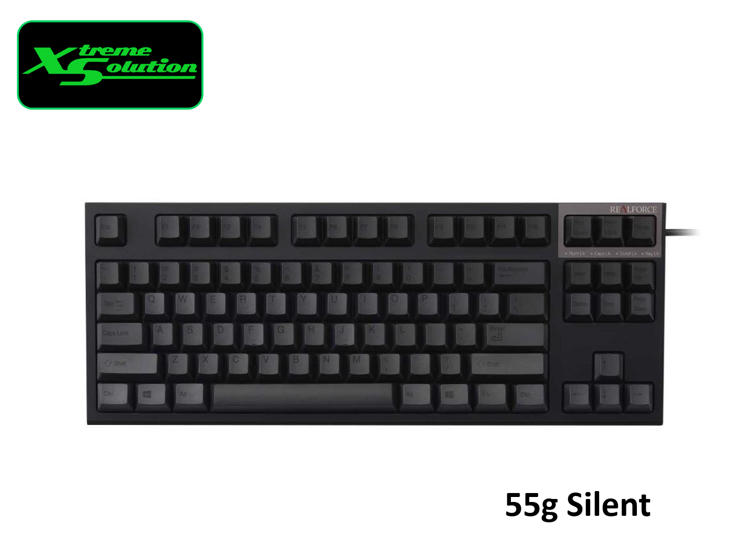 Topre Realforce R2 TKL Black (55g/55g Silent) – XtremeSolution
