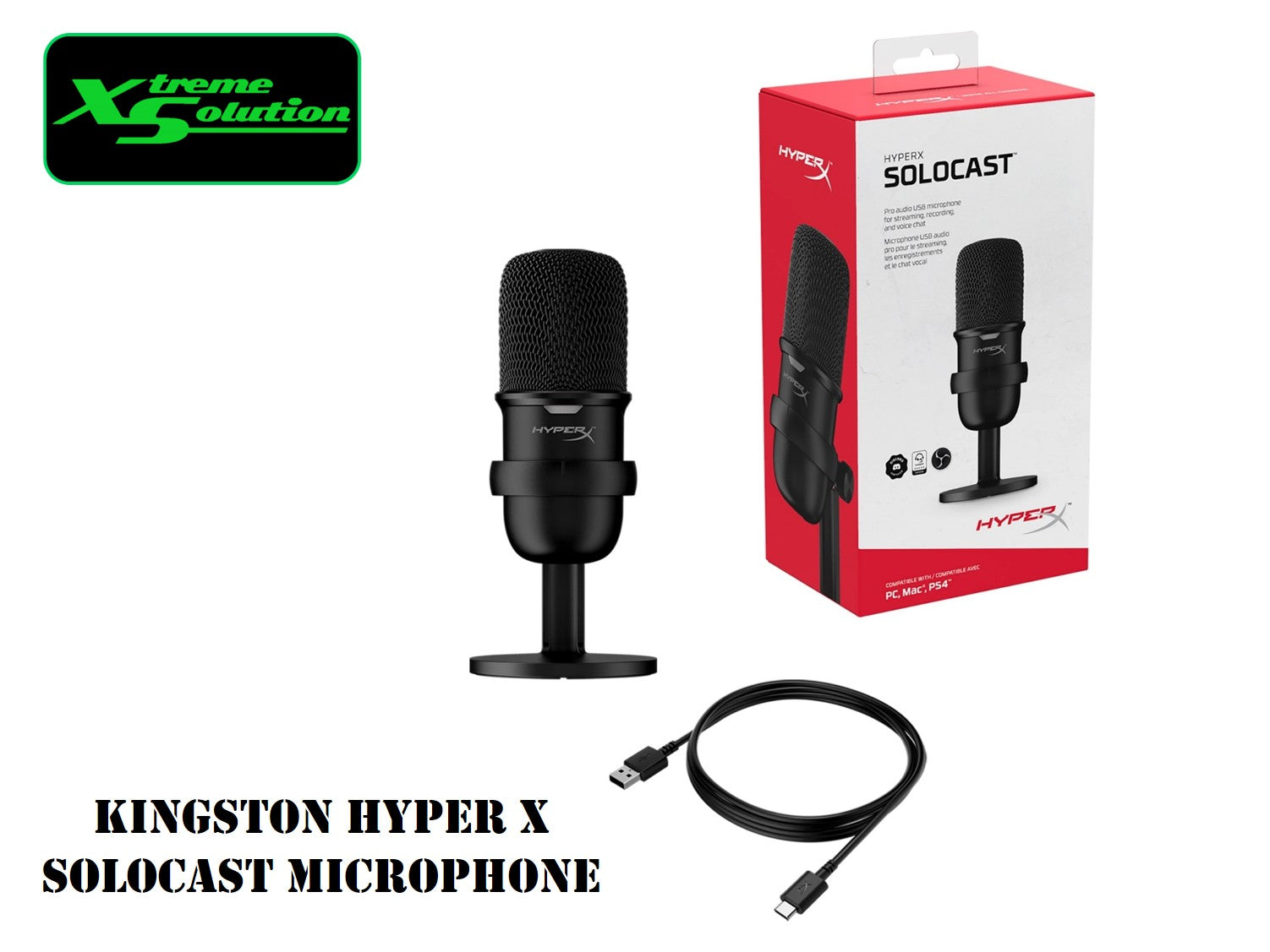 HyperX SoloCast - USB Gaming Microphone – XtremeSolution