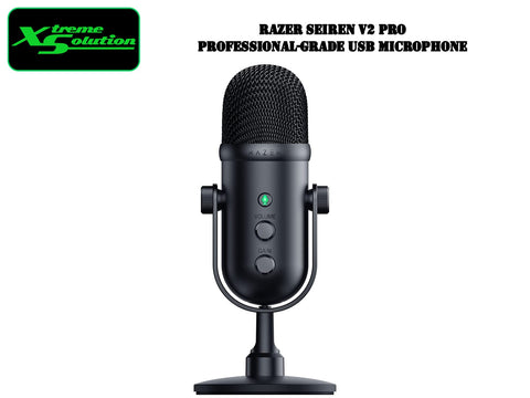 Razer Seiren V2 Pro - Professional Grade USB Microphone for Streamers